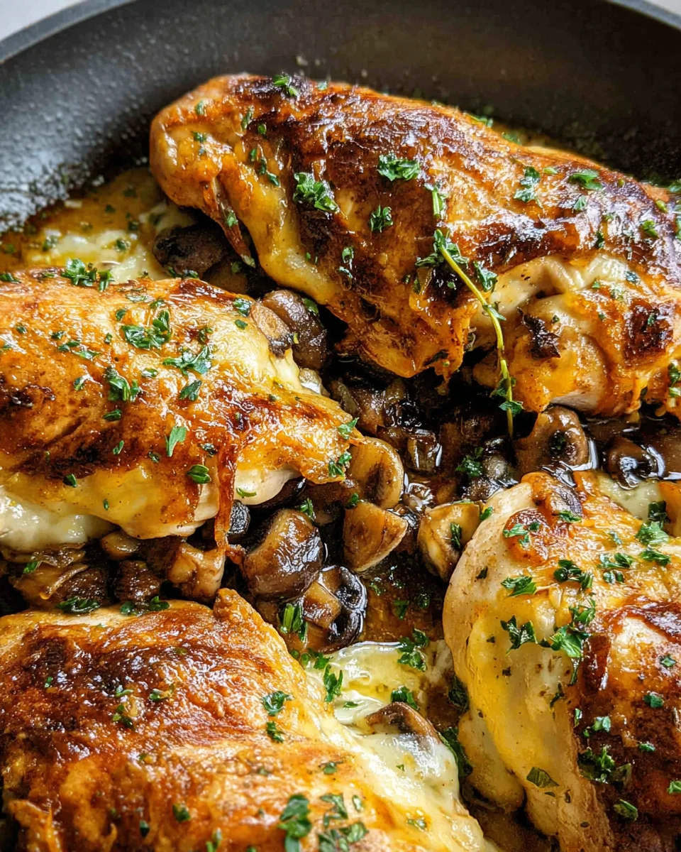 Gouda & Mushroom Stuffed Chicken 29 Gouda & Mushroom Stuffed Chicken