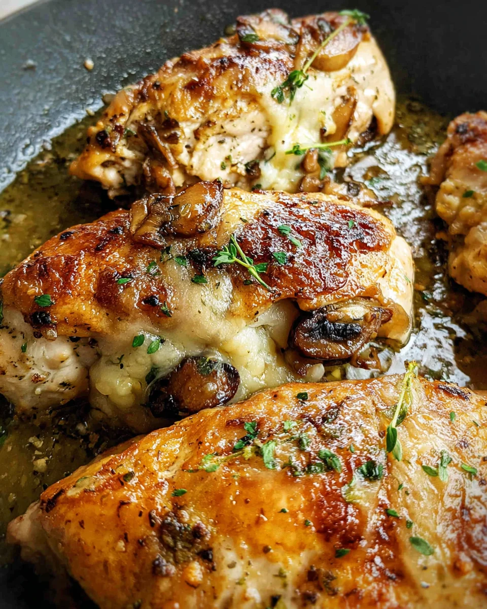 Gouda & Mushroom Stuffed Chicken 25 Gouda
