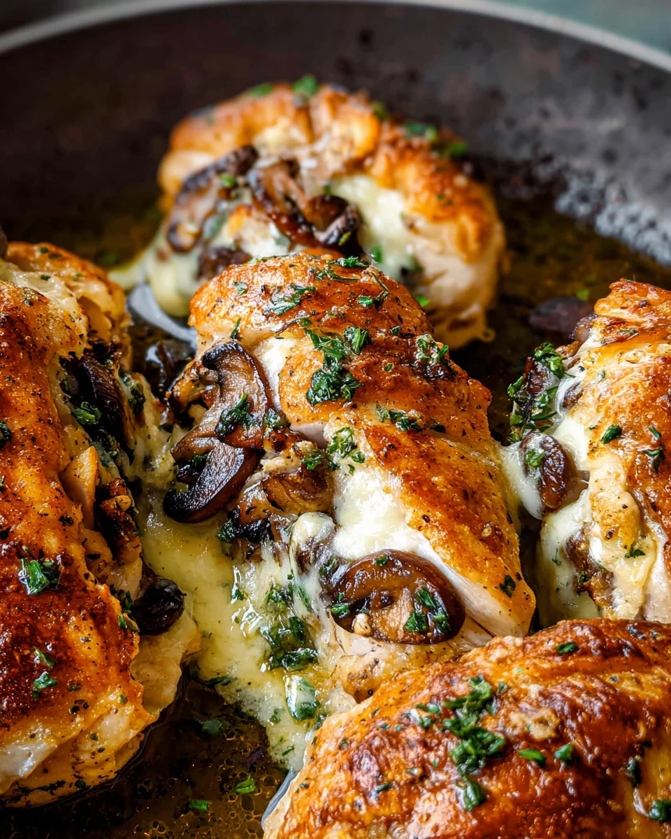 Gouda & Mushroom Stuffed Chicken 26 Gouda