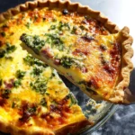 Gruyere, Ham And Arugula Quiche