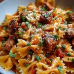 Italian Sausage With Bow Tie Pasta