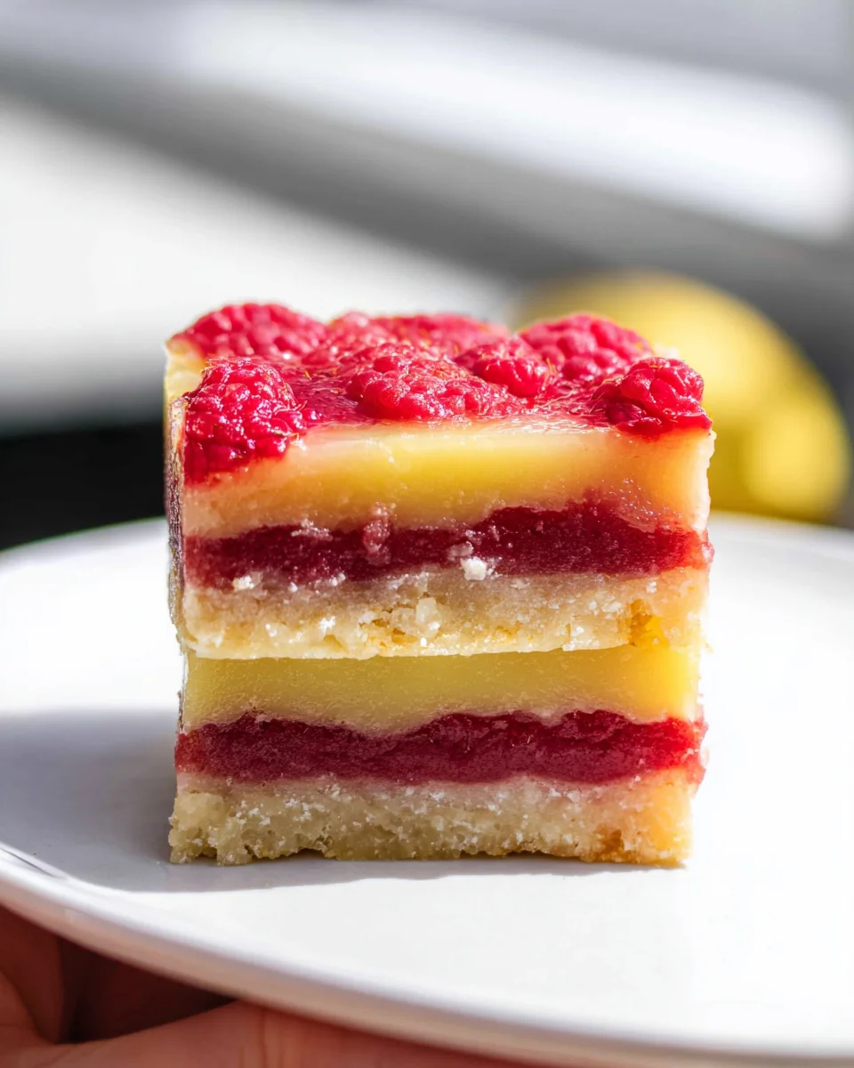 Lemon Raspberry Bars 20 Lemon