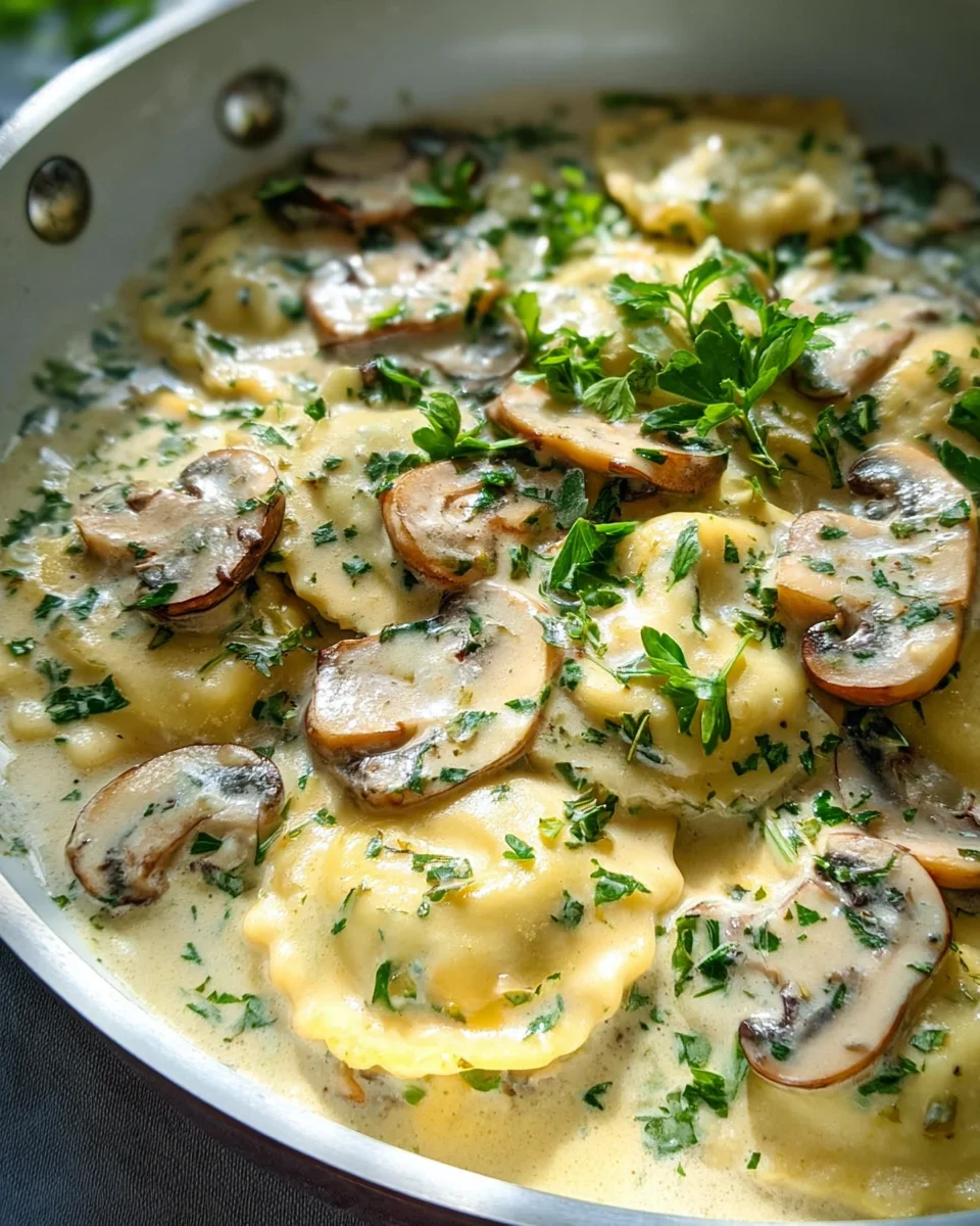 Mushroom Ravioli Sauce