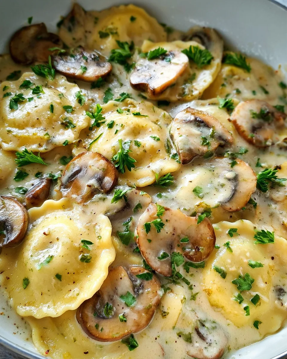 Mushroom Ravioli Sauce 25 Mushroom