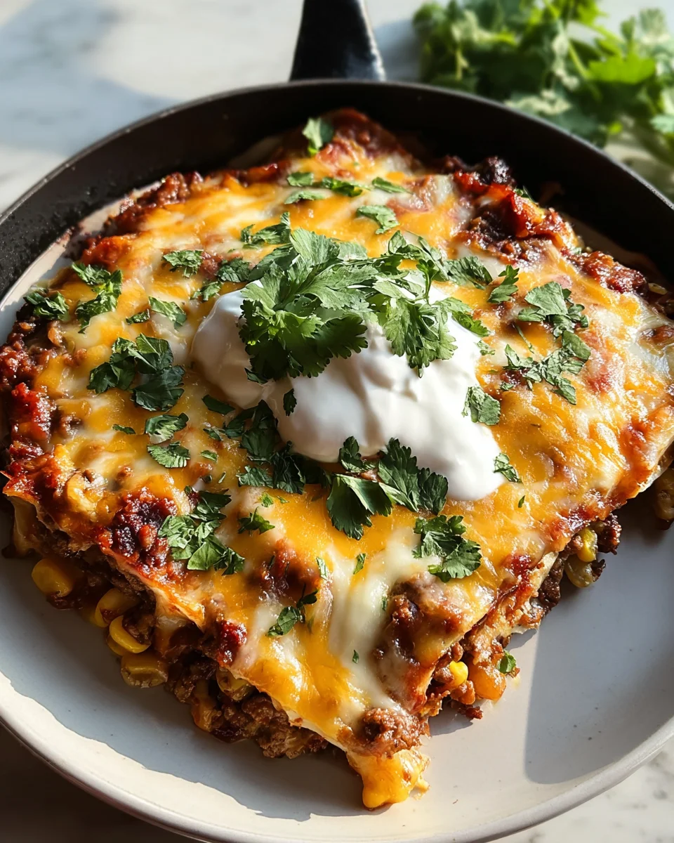 Taco lasagna