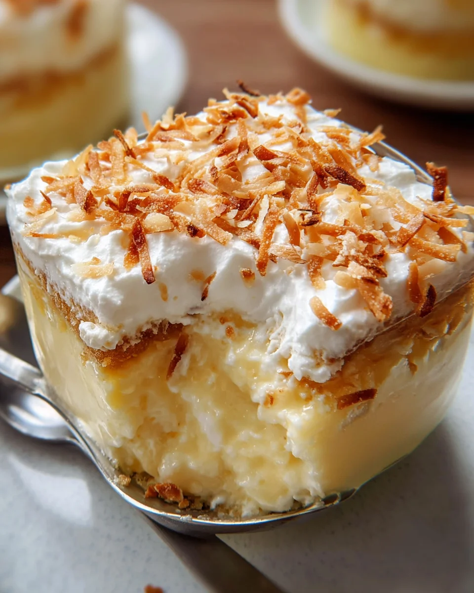 Toasted Coconut Pudding 20 Toasted